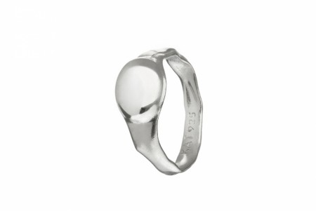 Seaweed ring silver