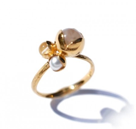 TRIPLE BUD FLORET MEDIUM RING